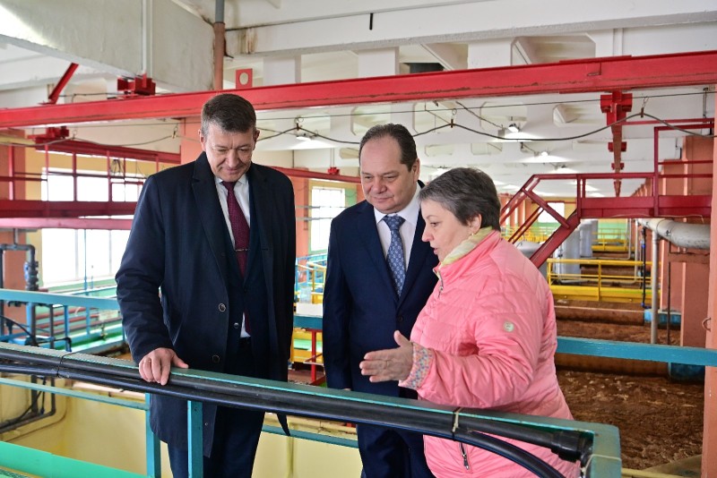 Ростислав Гольдштейн проинспектировал работу Сыктывкарского водоканала и утвердил планы модернизации сетей на 2026 год