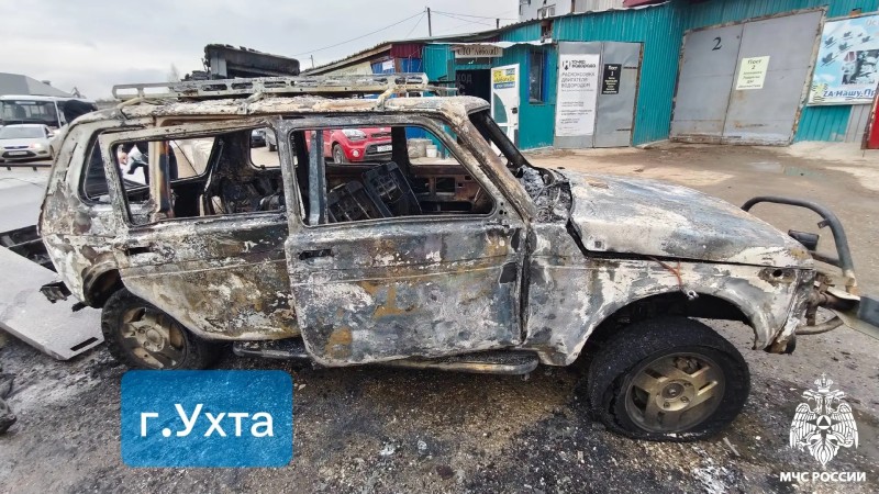 В Коми за сутки сгорели дача и автомобиль