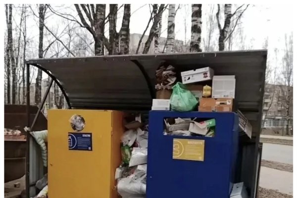 В Сыктывкаре начали вывозить накопившееся в контейнерах вторсырье 