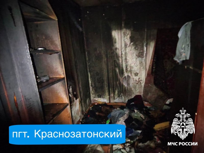 На пожаре в Сыктывкаре спасены два человека