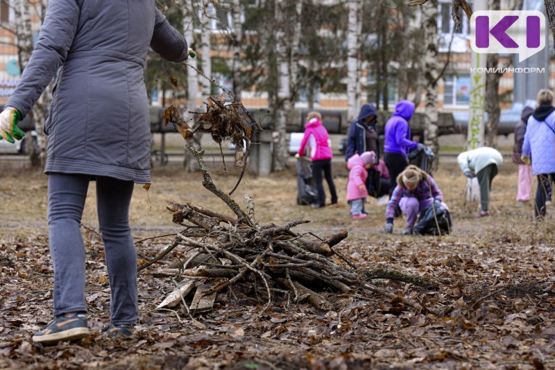 "У природы нет плохой погоды": сыктывкарцы приняли участие во всероссийском субботнике 