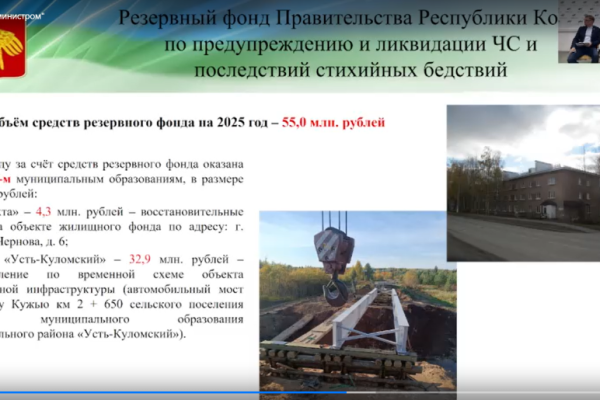 Резервный фонд правительства Коми был увеличен до 55 миллионов рублей