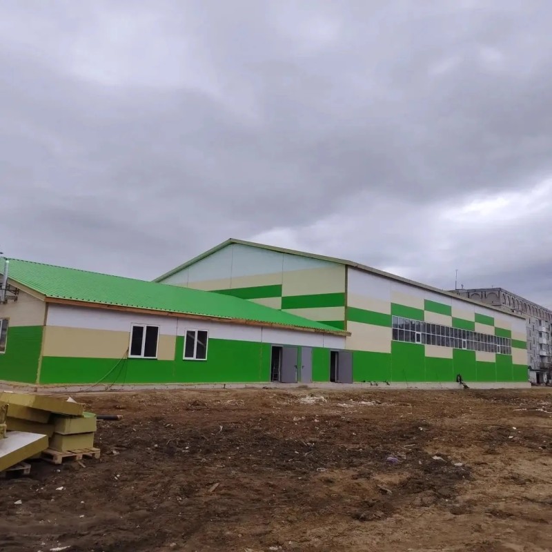 Строительство модульного спортзала в Усть-Вымском районе выходит на финишную прямую