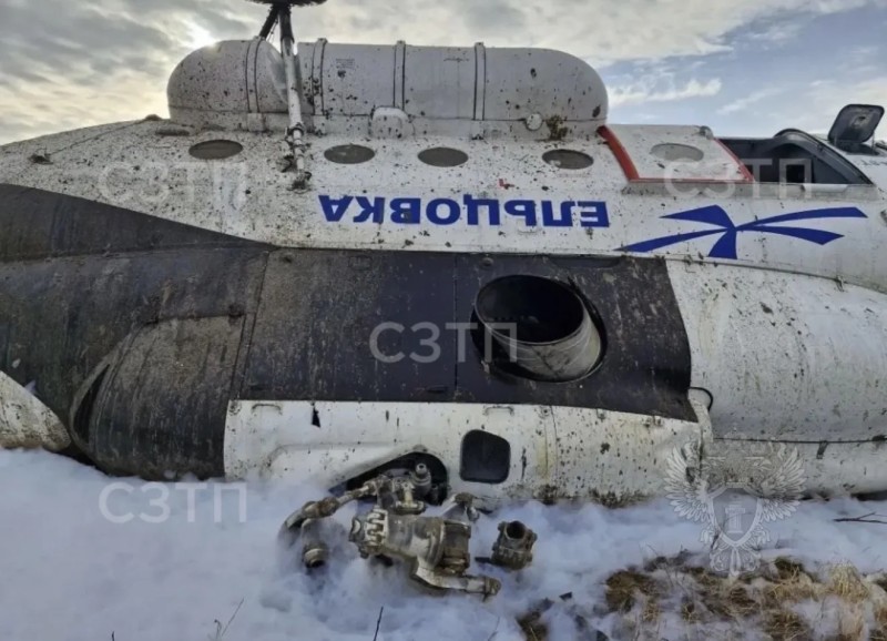 В Усинске совершил жесткую посадку вертолет