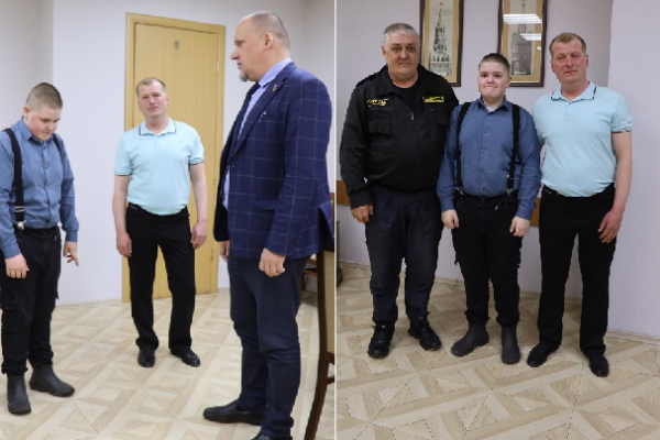 В мэрии Инты отметили поступок Алексея Подъякова, спасшего тонущего подростка на реке