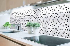 Плитка-мозаика для кухни: особенности решения